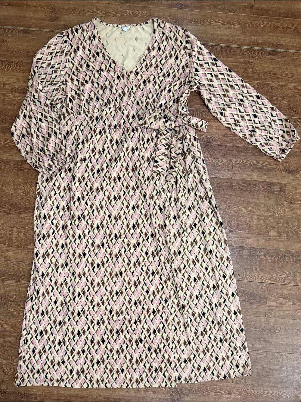 Cato Women’s Long Sleeve Wrap Style Maxi Dress - Size 22/24P